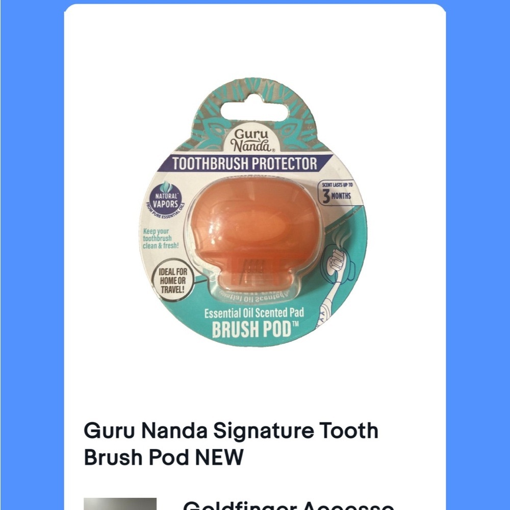 Guru Nanda Signature Tooth Brush Pod NEW